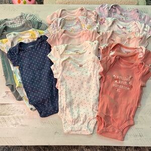 Carter's Multicolor Baby Bodysuits Set